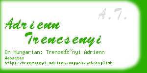 adrienn trencsenyi business card